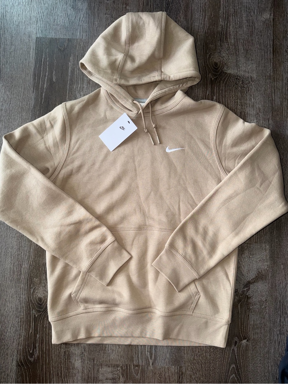 Nike Men’s Tan Pullover Hoodie